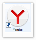 Открыть ярлык Яндекс Браузер